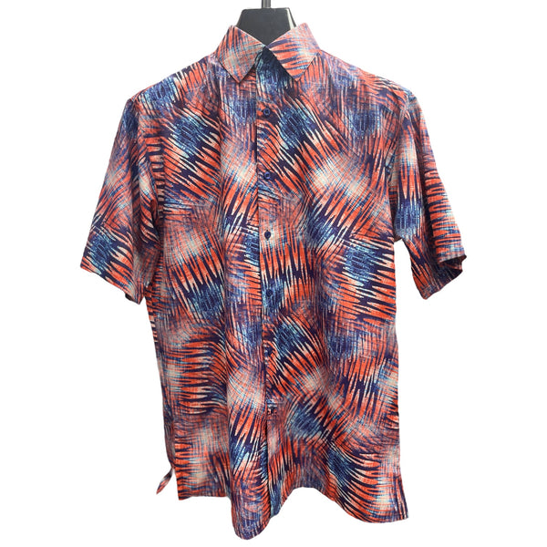 Bassiri "Flow" Shirt (Red/Blue) 1037