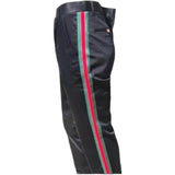 Prestige "Designer" Cotton Jean Pant (Black/Red/Green)