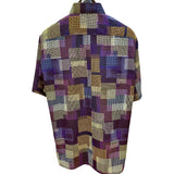 Bassiri "Flow" Shirt (Purple/Tan) 3943