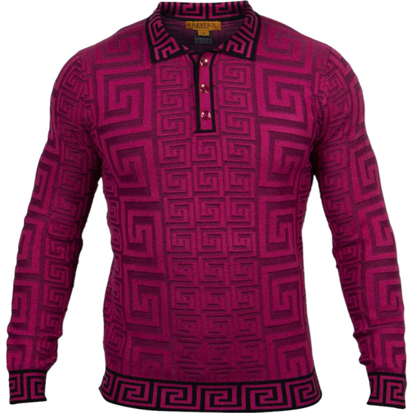 Prestige Luxury "lux" Polo (Magenta) 467