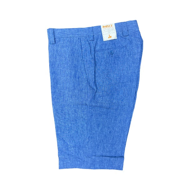 Inserch Linen Short (Blue Wave)