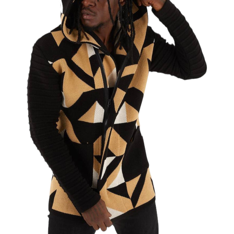 OIM Stealth Cardigan Sweater 3/4 Length (Black/Gold)