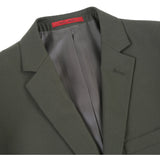 Mens Modern Classic Fit Suit (Olive) Renoir