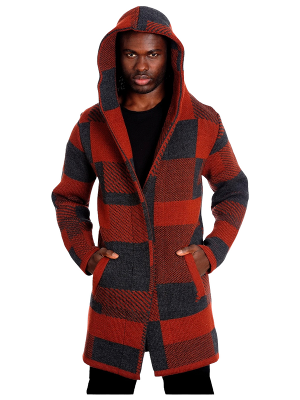 Lcr 3/4 Length Throwover Hoodie (Cinnamon)