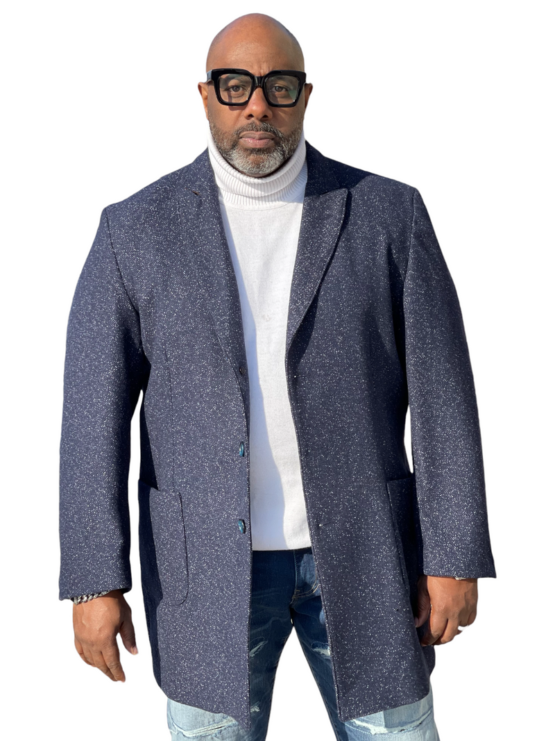 Enzo "Swifty" Car coat (Blue/White)