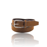 Stacy Adams Suede Belt "Ramsey" Tan