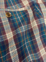 Prestige Plaid Pant (Brown/Navy/Tan) Brown-4