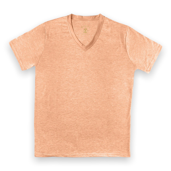 Steven Land Brushed V-Neck (Peach)