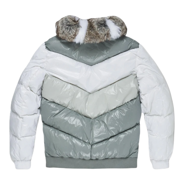 Jordan Craig Puffer Bomber Jacket (Artic Blast)