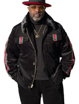 Prestige "Brooklyn" 5 Pocket Jacket (Black/Red/Green)