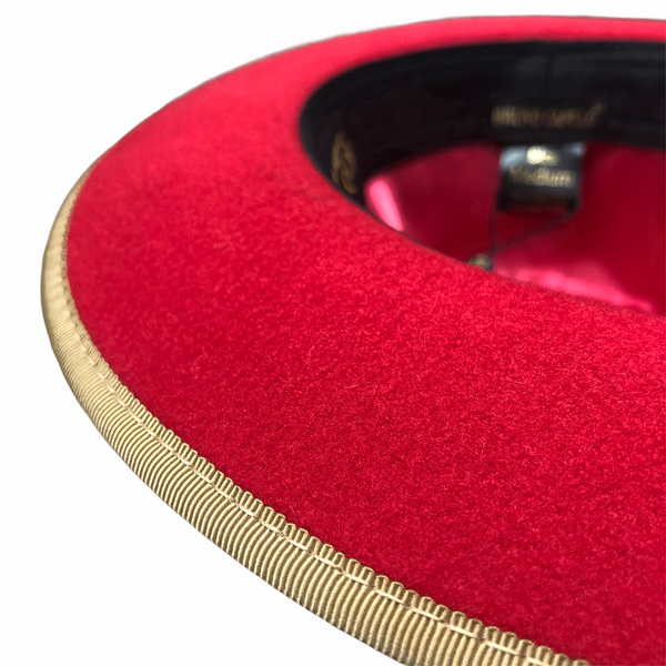 Bruno Capelo Red Bottom Hat "keenan" (Acorn/Red)