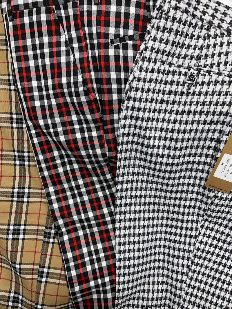 Prestige Plaid Pant (Black/Red/White) Blk-1