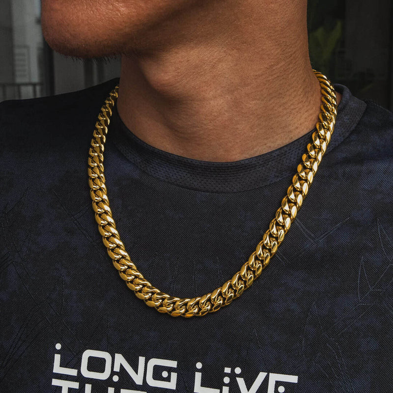 KALIKO cuban link "Delray" chain (gold) 12mm