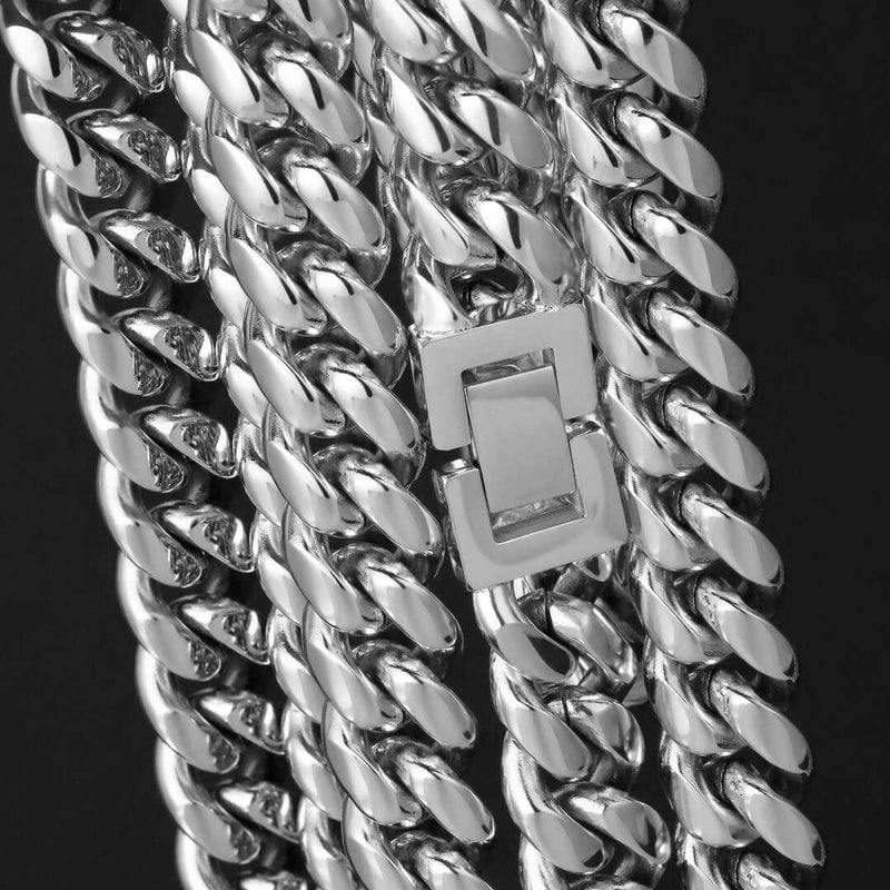 KALIKO cuban link "Delray" chain (silver) 12mm