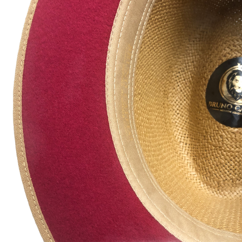 Bruno Capelo Straw Hat Luca (Acorn/Red)