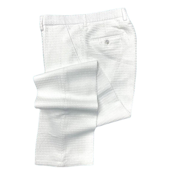 Prestige Plaid Pant (Pure White) White-4