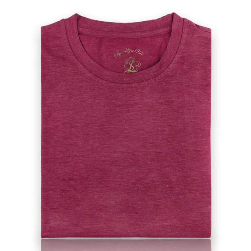 Steven Land Brushed Crew Neck (Berry)