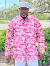 Cigar Couture "Sunset" Shirt (Pink) S4081