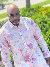 Cigar Couture "Sunset" Shirt (Pink) S4050