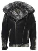 Jordan Craig "Motto" Shearling Coat (Black)