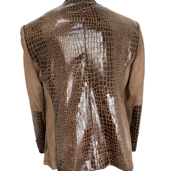 Inserch Croco Blazer (Brown)