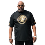 Prestige Logo Crew Top (Black/Gold)