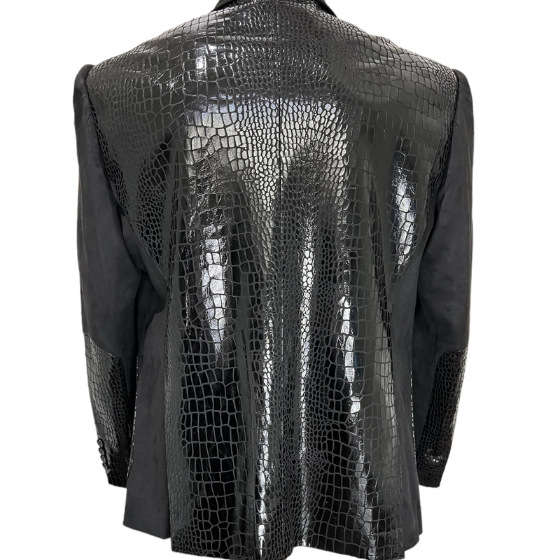 Inserch Croco Blazer (Black)