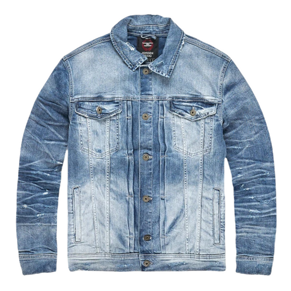 Jordan Craig Denim "xavier" Jacket (Aged Wash)