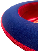 Bruno Capelo Red Bottom Hat "keenan" (Red/Royal)