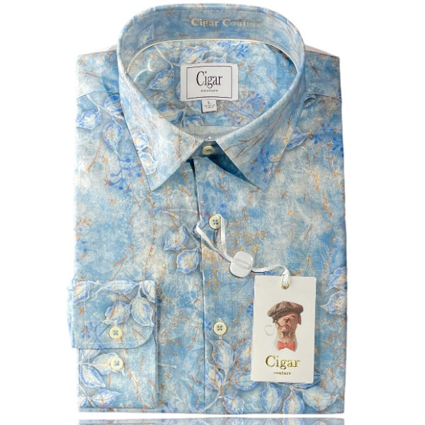 Cigar Couture "Sunset" Shirt (Sky) S4302