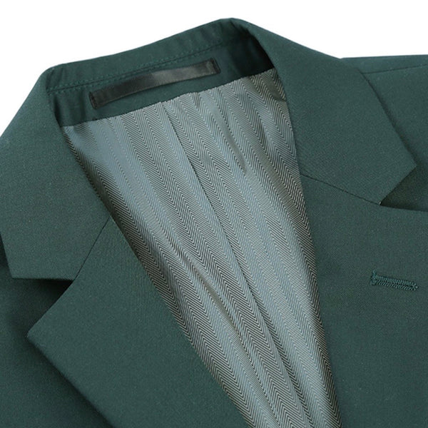 Mens Modern Classic Fit Suit (Hunter Green) Renoir