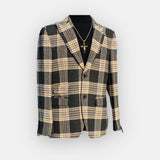 Inserch "GQ" Blazer Windowpane (Black/White/Yellow)