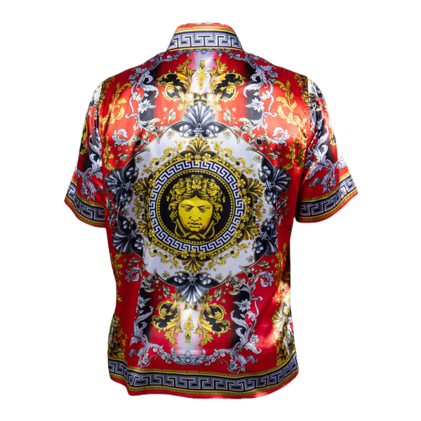 Prestige Luxury Shirt (Red/Black/White) 402