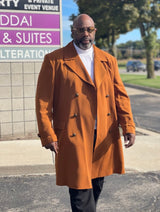 Berlin DB Lightweight Trench Coat (Cognac)