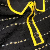 Prestige Luxury "OG" Polo (Black/Yellow) 073