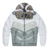 Jordan Craig Puffer Bomber Jacket (Artic Blast)