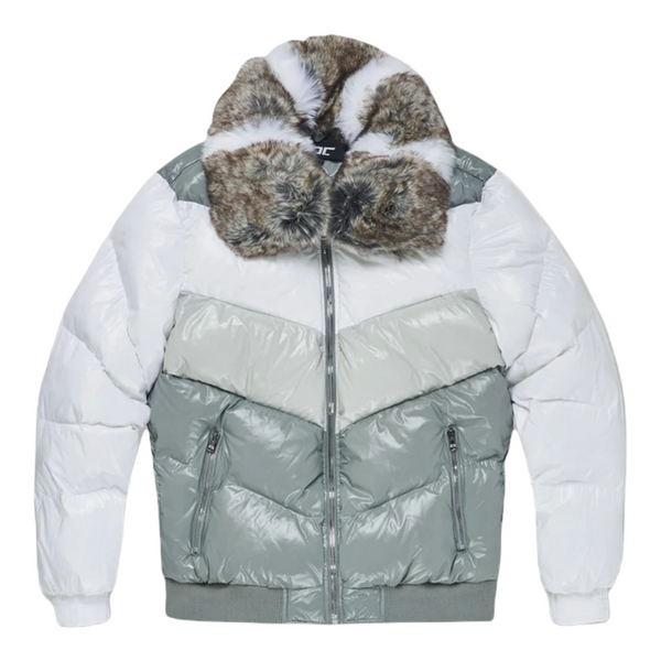 Jordan Craig Puffer Bomber Jacket (Artic Blast)