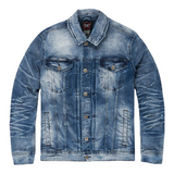 Jordan Craig "Hartford" Denim Jacket (Deep Blue) 350R