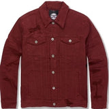 Big Men's "jagger" Jacket (Burgundy) Jordan Craig