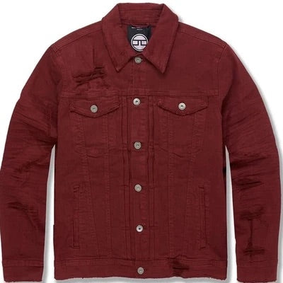 Big Men's "jagger" Jacket (Burgundy) Jordan Craig