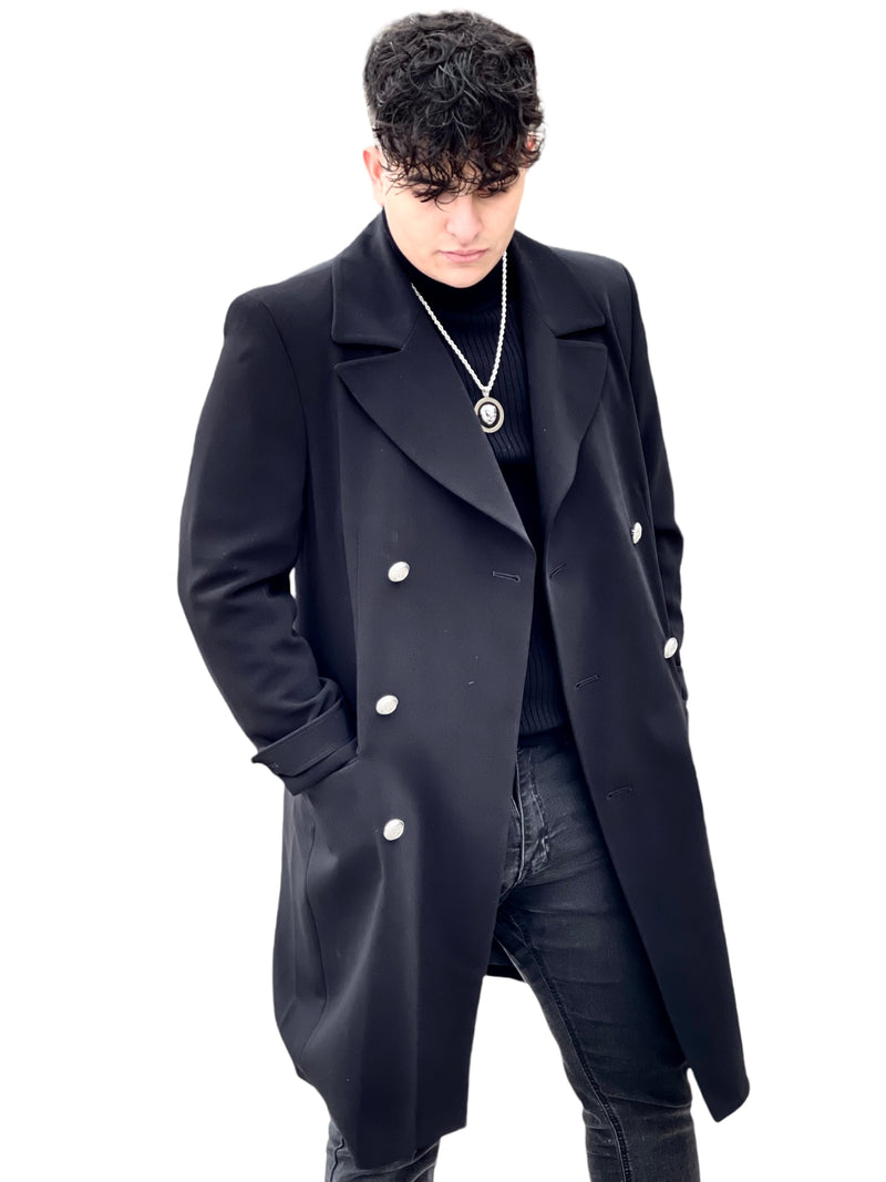 Berlin DB Lightweight Trench Coat (Black)