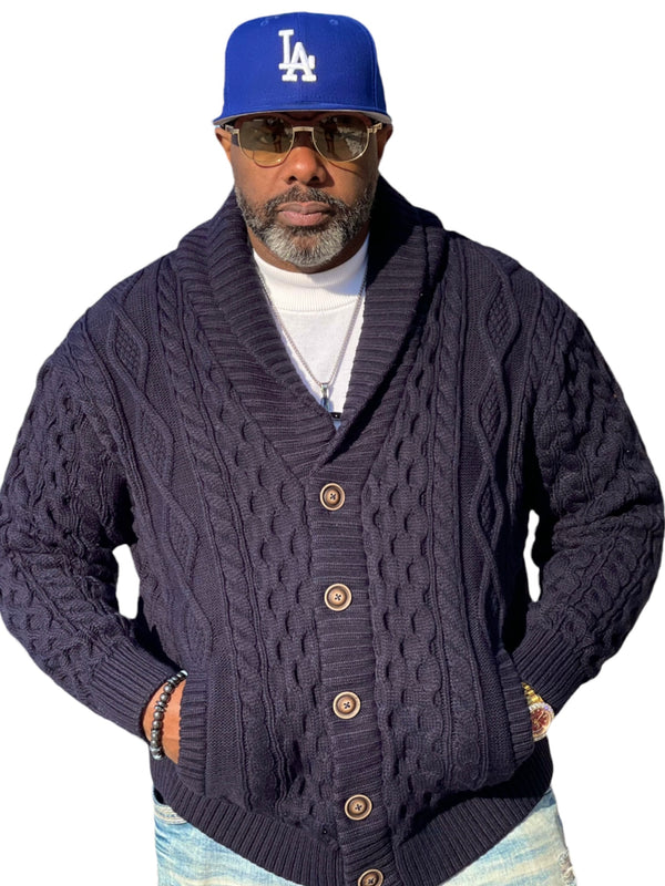 LCR Classic Cardigan (Navy)