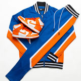 Jordan Craig Track "Trivarti" Jacket (Blue/Orange)