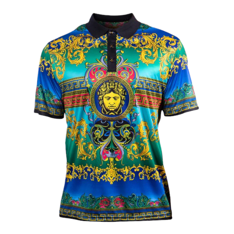 Prestige Digital "Lakeshore" Graphic Polo (Multi) 104