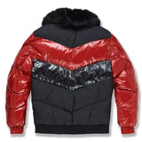 Jordan Craig Puffer Bomber Jacket (Crimson)