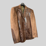 Inserch Croco Blazer (Brown)