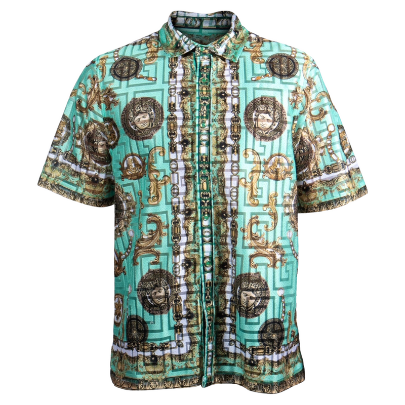 Prestige Lace Printed Shirt 2.0 (Mint) 255