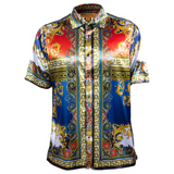 Prestige Luxury Shirt (Red/Blue/White) 404