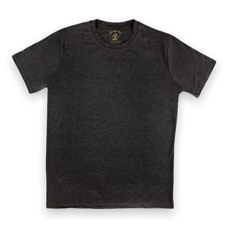 Steven Land Brushed Crew Neck (Charcoal)