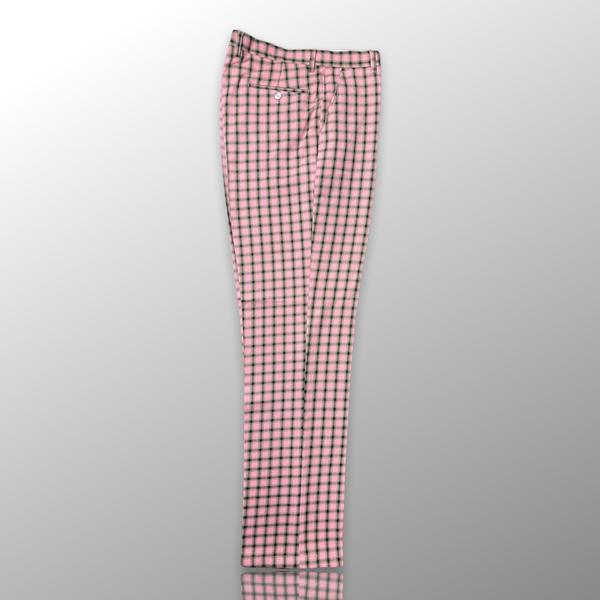 Prestige Plaid Pant (Pink/Green) Pink-4